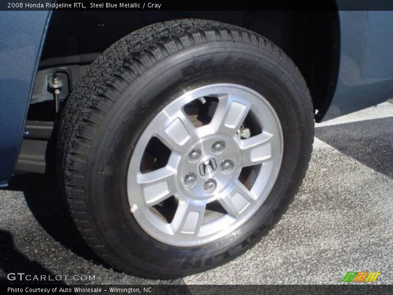 Steel Blue Metallic / Gray 2008 Honda Ridgeline RTL