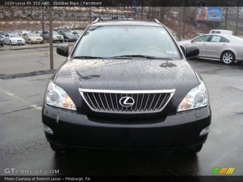 Obsidian Black / Parchment 2009 Lexus RX 350 AWD