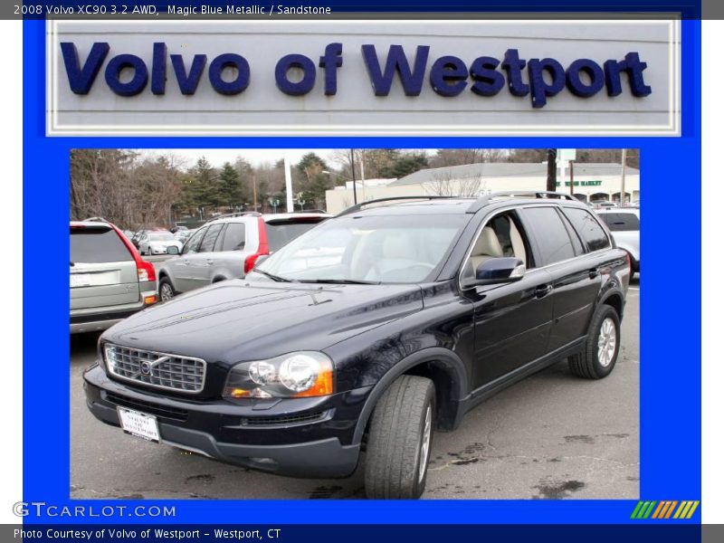 Magic Blue Metallic / Sandstone 2008 Volvo XC90 3.2 AWD