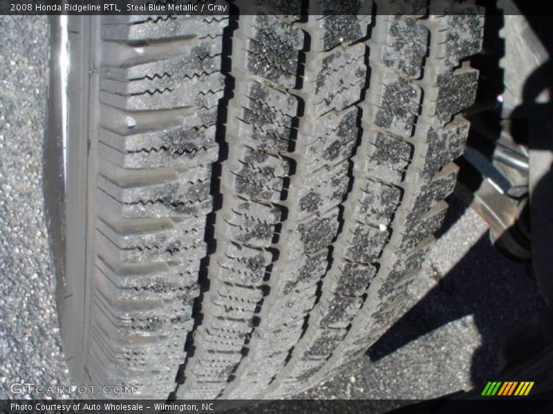 Steel Blue Metallic / Gray 2008 Honda Ridgeline RTL