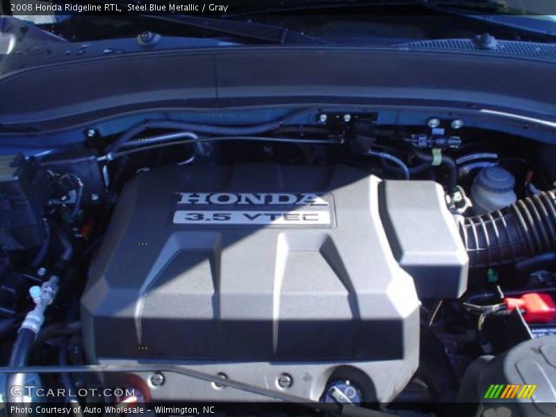 Steel Blue Metallic / Gray 2008 Honda Ridgeline RTL