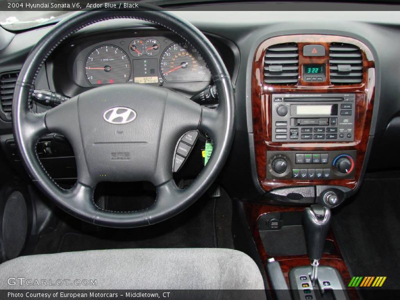 Ardor Blue / Black 2004 Hyundai Sonata V6