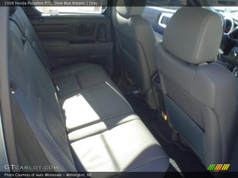 Steel Blue Metallic / Gray 2008 Honda Ridgeline RTL