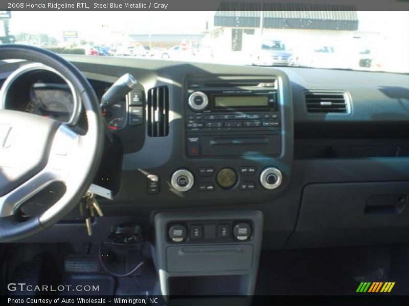 Steel Blue Metallic / Gray 2008 Honda Ridgeline RTL