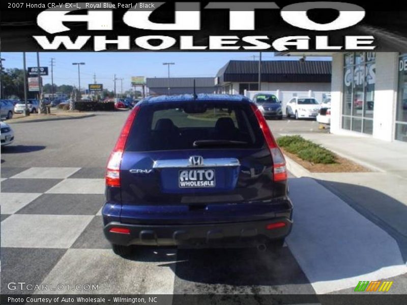Royal Blue Pearl / Black 2007 Honda CR-V EX-L