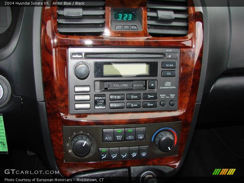 Ardor Blue / Black 2004 Hyundai Sonata V6