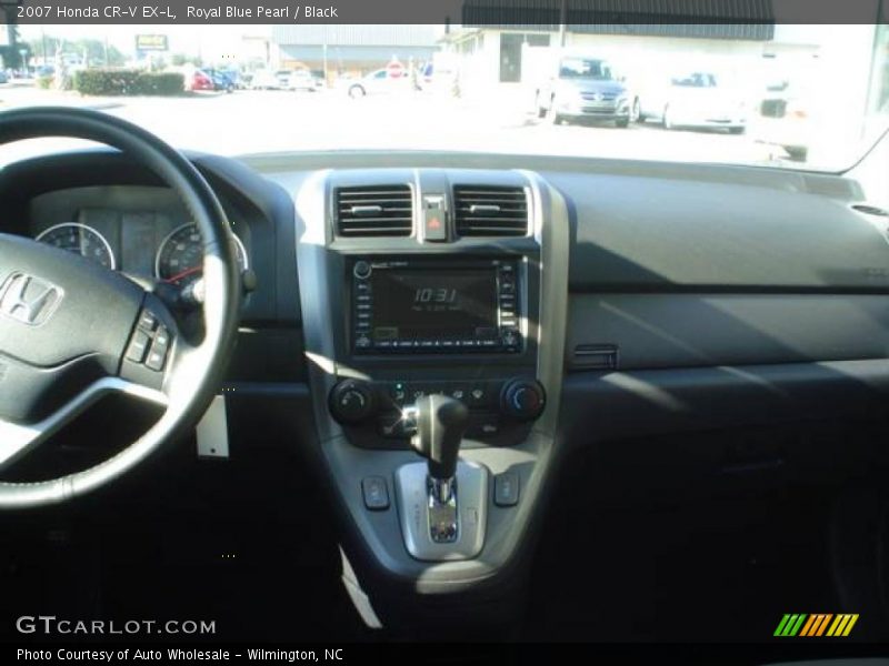 Royal Blue Pearl / Black 2007 Honda CR-V EX-L