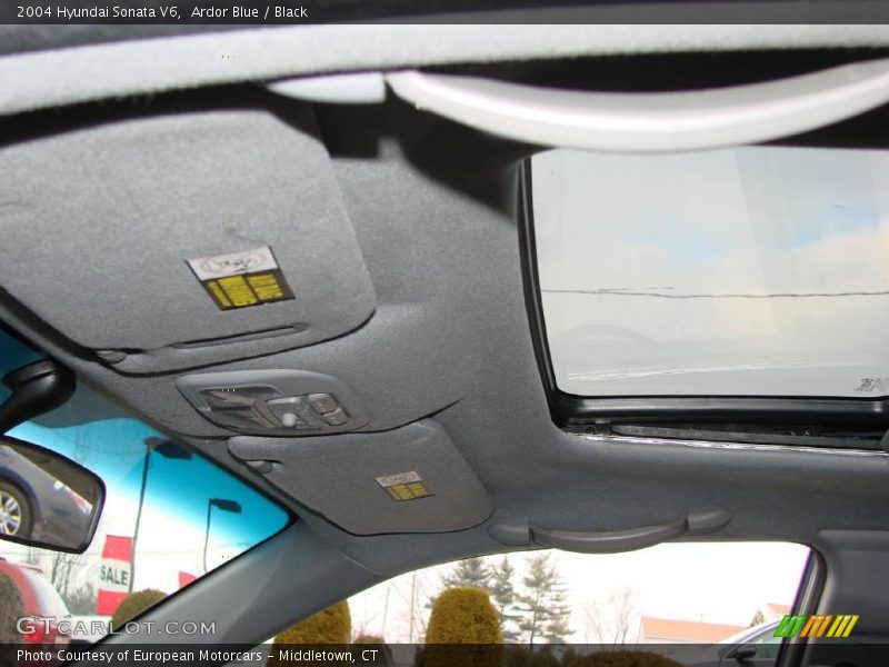 Ardor Blue / Black 2004 Hyundai Sonata V6