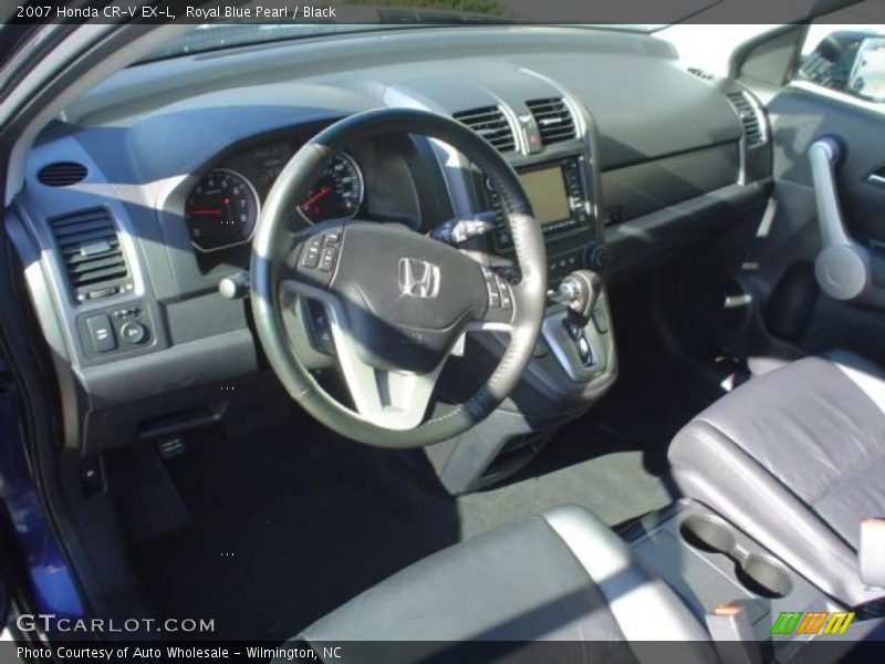 Royal Blue Pearl / Black 2007 Honda CR-V EX-L