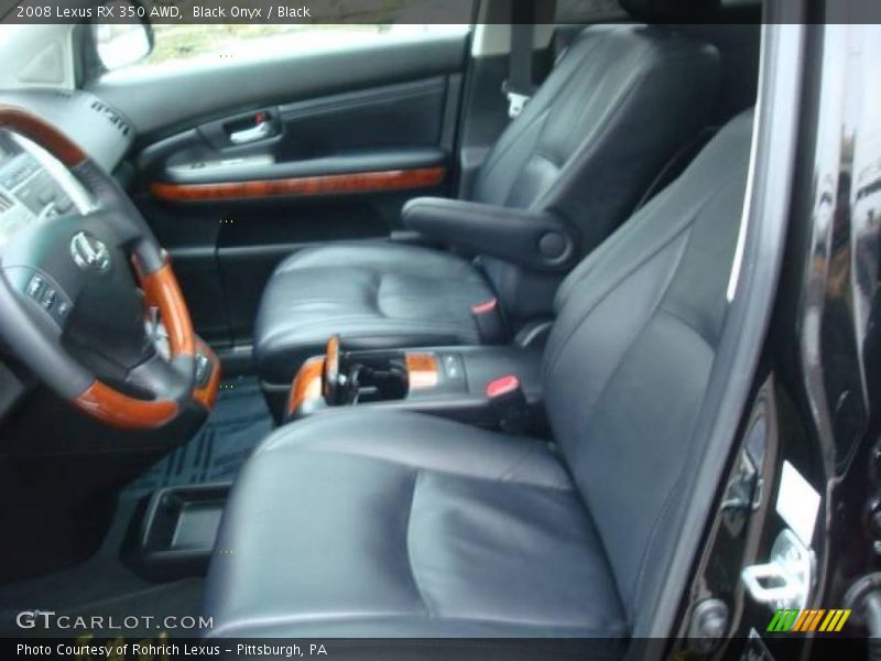 Black Onyx / Black 2008 Lexus RX 350 AWD
