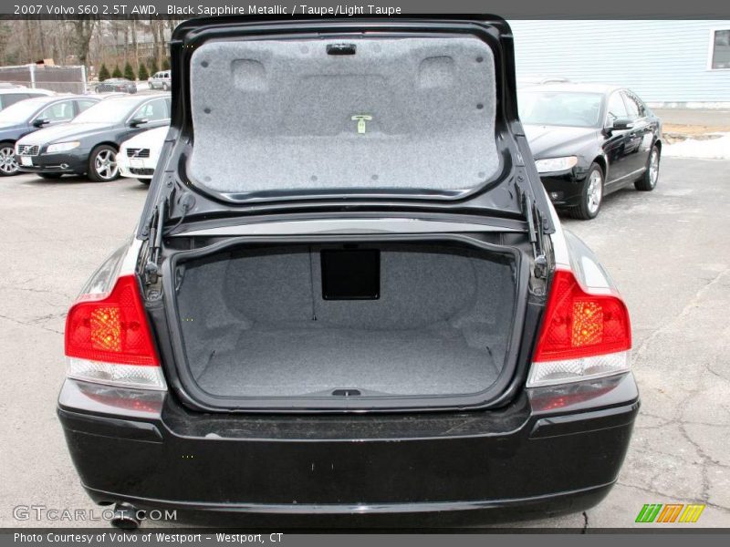 Black Sapphire Metallic / Taupe/Light Taupe 2007 Volvo S60 2.5T AWD