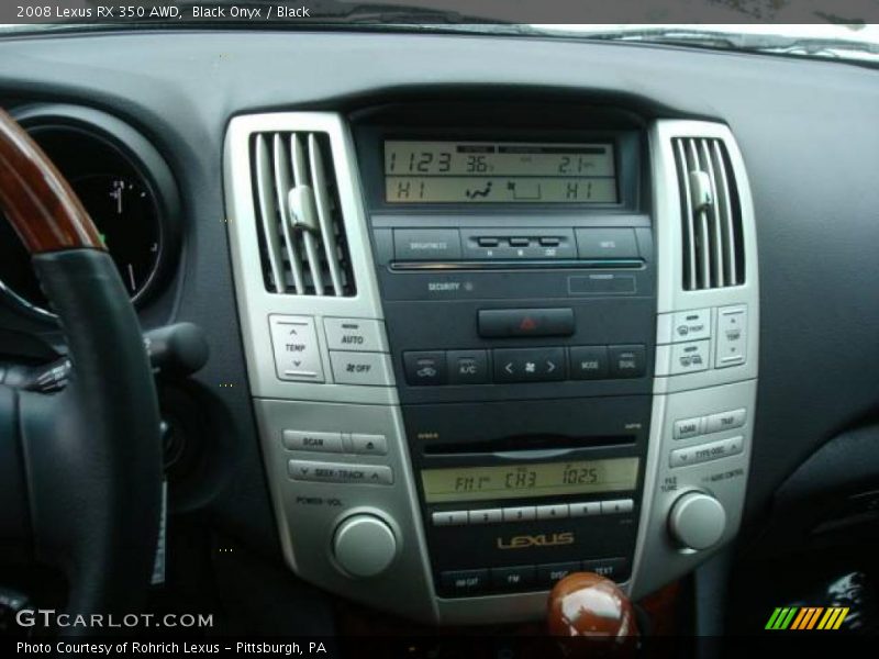 Black Onyx / Black 2008 Lexus RX 350 AWD