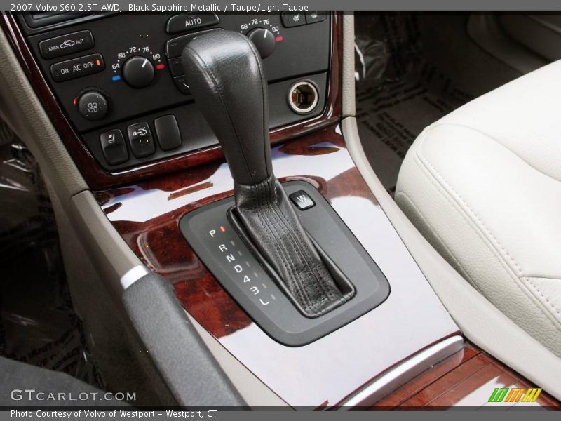 Black Sapphire Metallic / Taupe/Light Taupe 2007 Volvo S60 2.5T AWD
