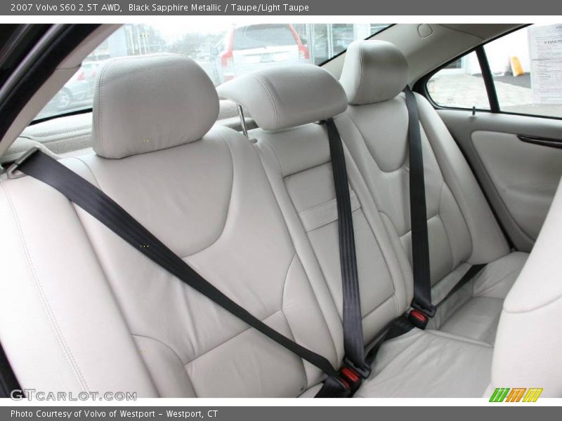 Black Sapphire Metallic / Taupe/Light Taupe 2007 Volvo S60 2.5T AWD
