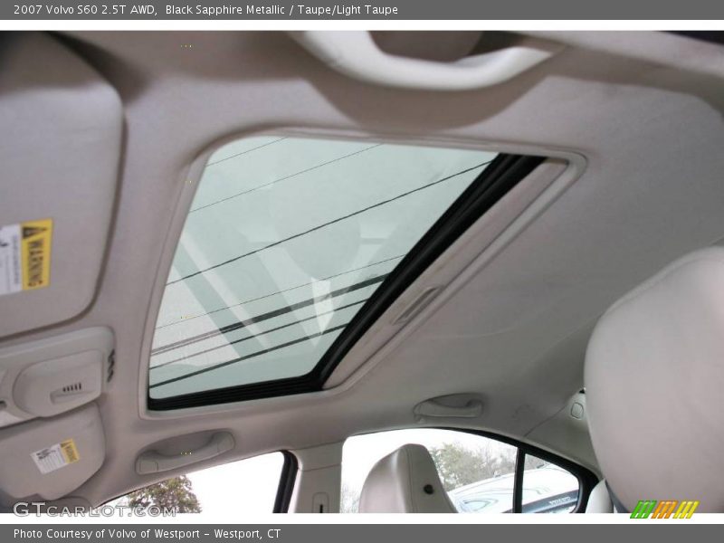 Black Sapphire Metallic / Taupe/Light Taupe 2007 Volvo S60 2.5T AWD