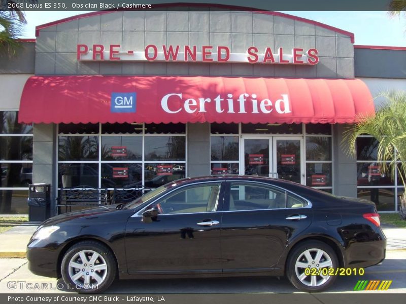 Obsidian Black / Cashmere 2008 Lexus ES 350