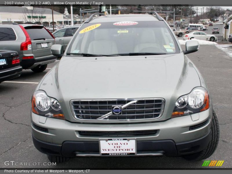 Willow Green Metallic / Taupe 2007 Volvo XC90 3.2 AWD