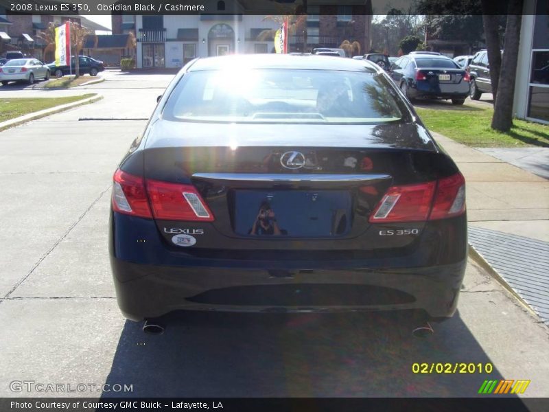 Obsidian Black / Cashmere 2008 Lexus ES 350