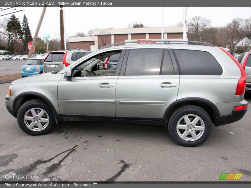 Willow Green Metallic / Taupe 2007 Volvo XC90 3.2 AWD