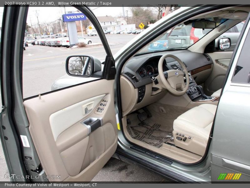 Willow Green Metallic / Taupe 2007 Volvo XC90 3.2 AWD
