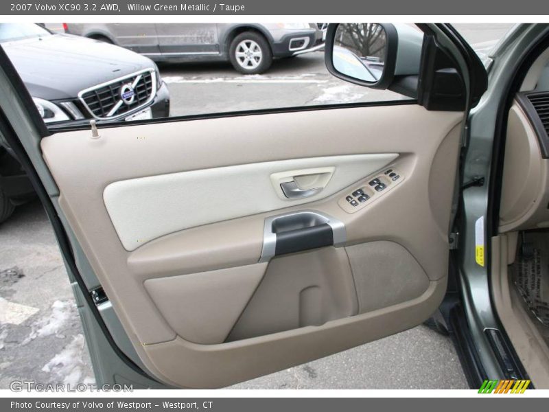 Willow Green Metallic / Taupe 2007 Volvo XC90 3.2 AWD