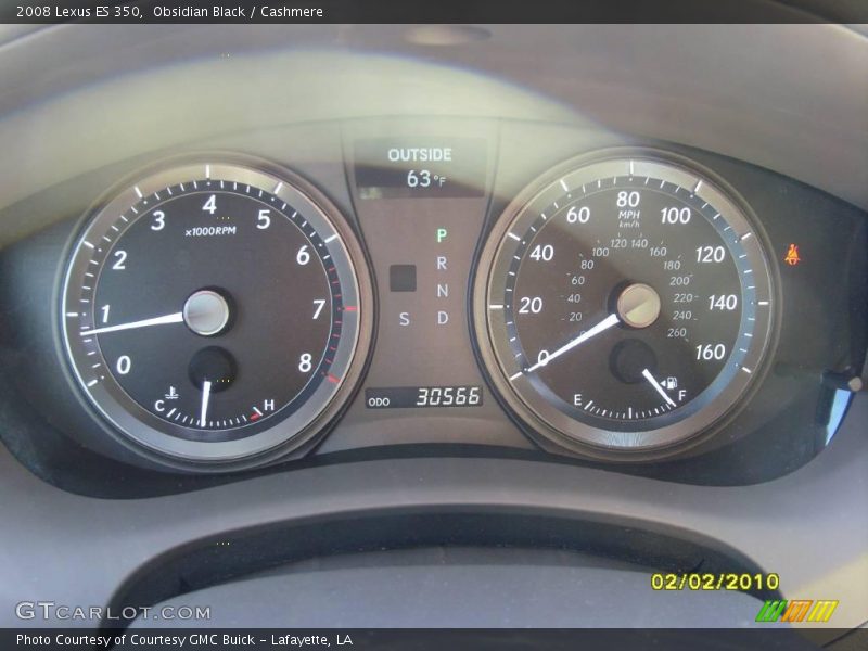 Obsidian Black / Cashmere 2008 Lexus ES 350