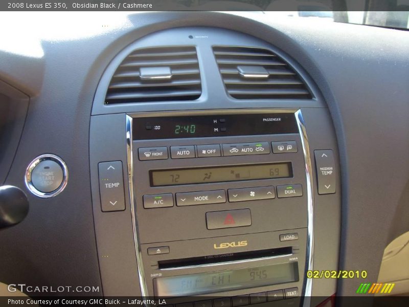 Obsidian Black / Cashmere 2008 Lexus ES 350