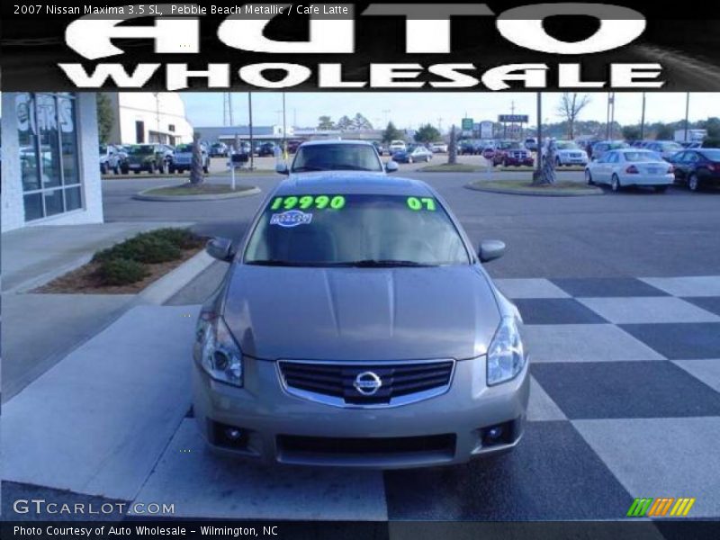 Pebble Beach Metallic / Cafe Latte 2007 Nissan Maxima 3.5 SL