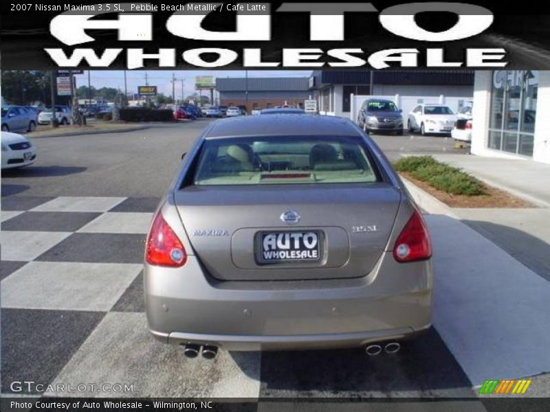 Pebble Beach Metallic / Cafe Latte 2007 Nissan Maxima 3.5 SL