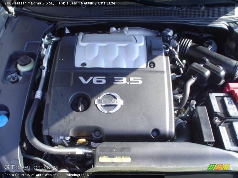 Pebble Beach Metallic / Cafe Latte 2007 Nissan Maxima 3.5 SL