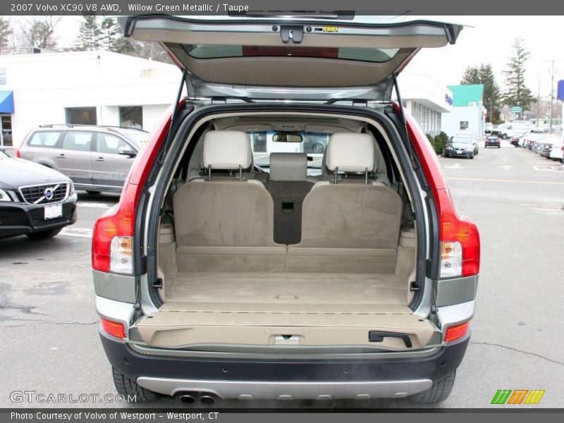 Willow Green Metallic / Taupe 2007 Volvo XC90 V8 AWD