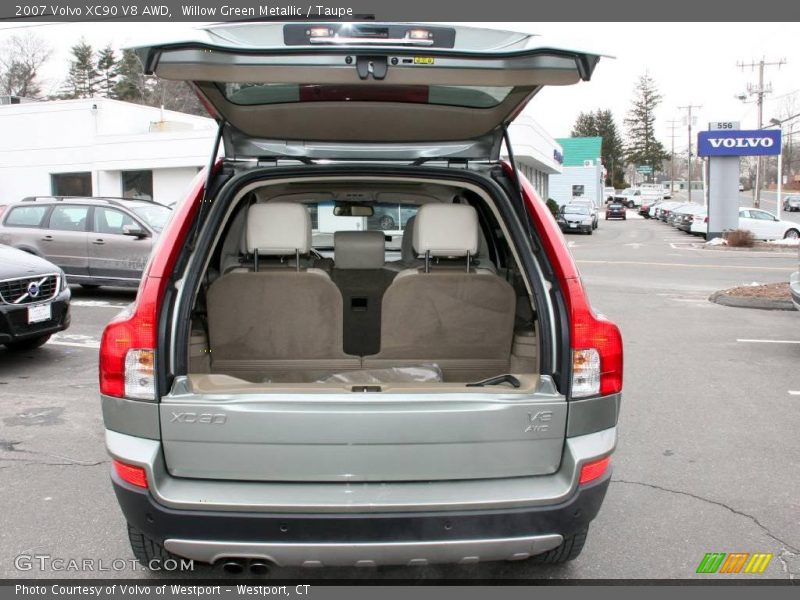 Willow Green Metallic / Taupe 2007 Volvo XC90 V8 AWD