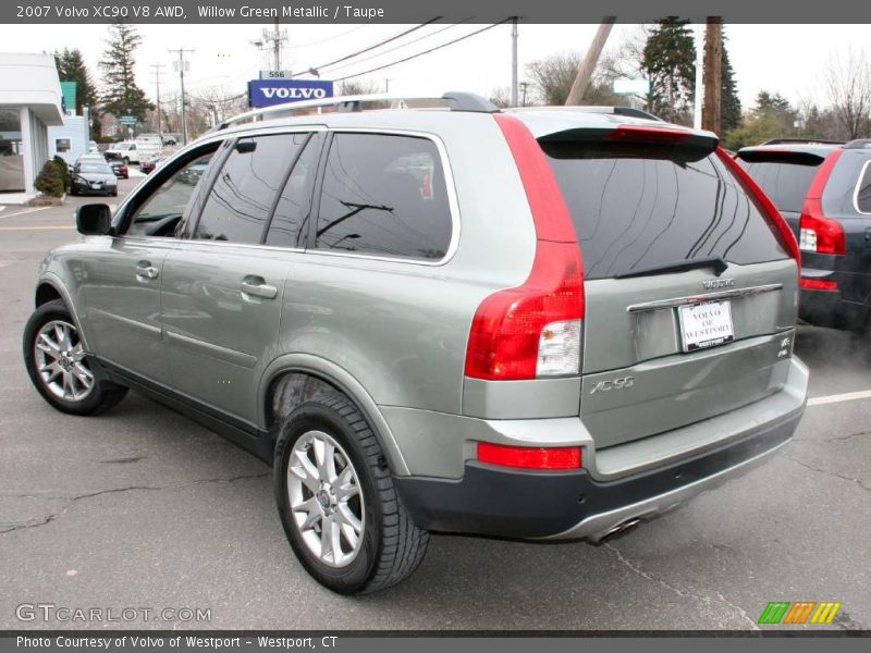 Willow Green Metallic / Taupe 2007 Volvo XC90 V8 AWD