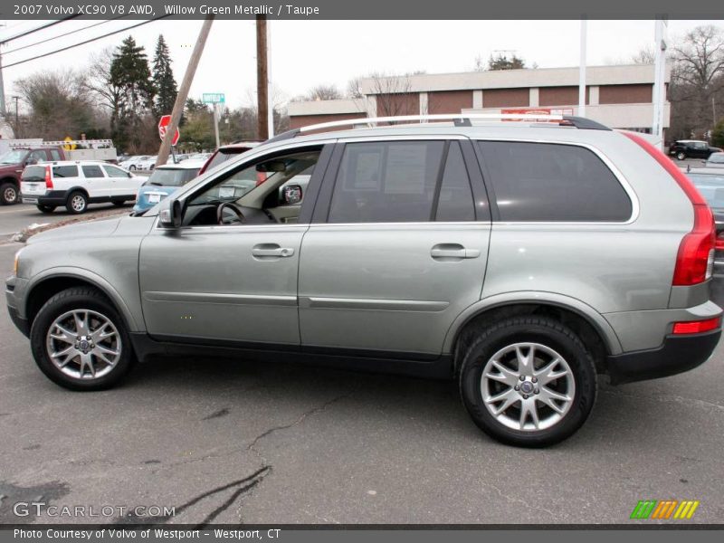 Willow Green Metallic / Taupe 2007 Volvo XC90 V8 AWD