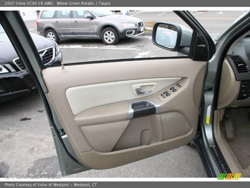 Willow Green Metallic / Taupe 2007 Volvo XC90 V8 AWD
