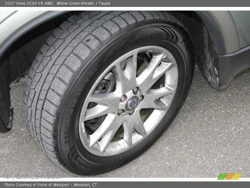 Willow Green Metallic / Taupe 2007 Volvo XC90 V8 AWD