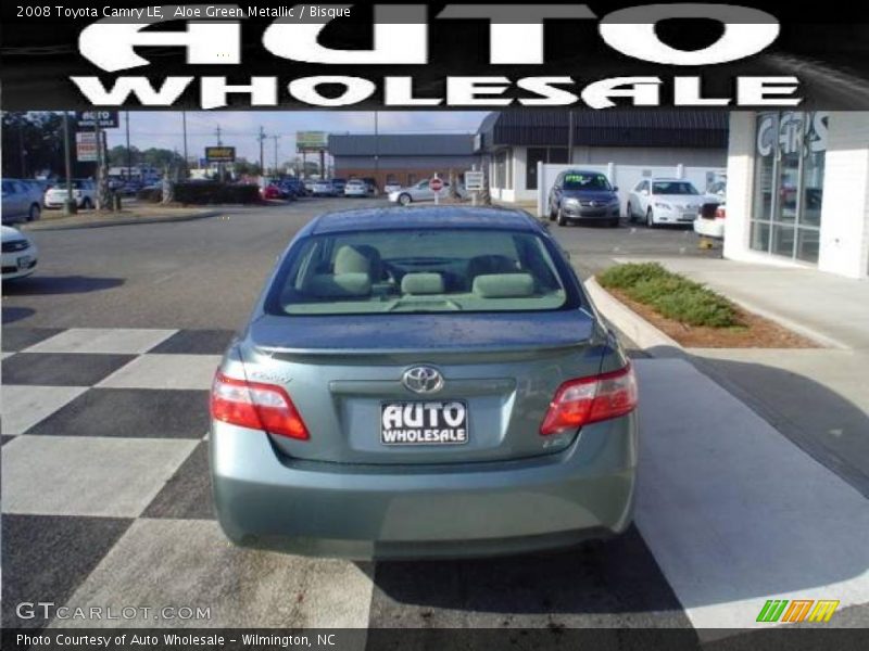 Aloe Green Metallic / Bisque 2008 Toyota Camry LE