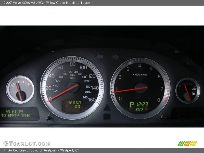 Willow Green Metallic / Taupe 2007 Volvo XC90 V8 AWD