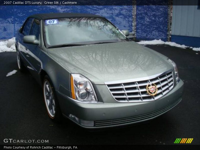 Green Silk / Cashmere 2007 Cadillac DTS Luxury