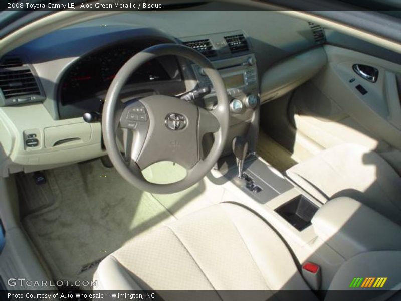 Aloe Green Metallic / Bisque 2008 Toyota Camry LE