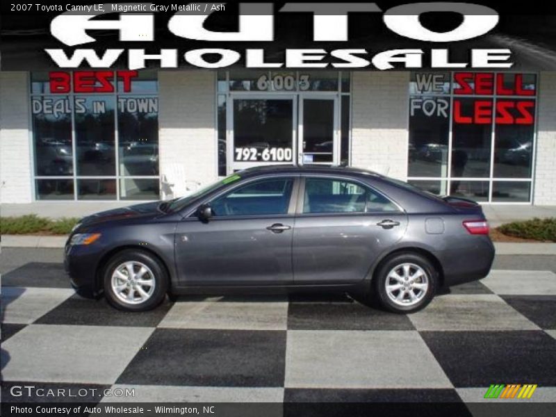 Magnetic Gray Metallic / Ash 2007 Toyota Camry LE