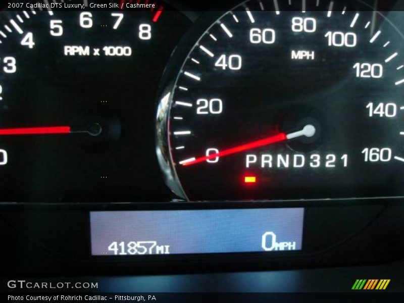 Green Silk / Cashmere 2007 Cadillac DTS Luxury
