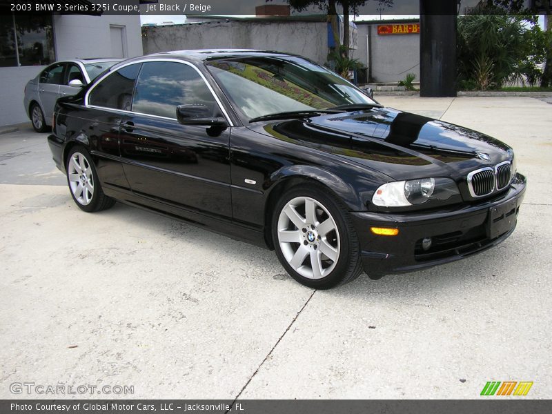 Jet Black / Beige 2003 BMW 3 Series 325i Coupe
