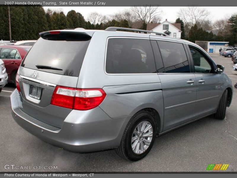 Slate Green Metallic / Gray 2007 Honda Odyssey Touring