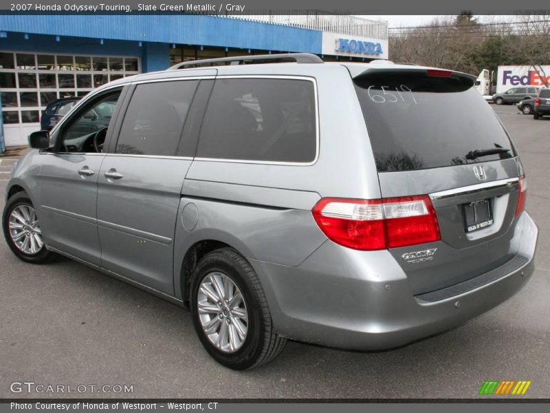 Slate Green Metallic / Gray 2007 Honda Odyssey Touring