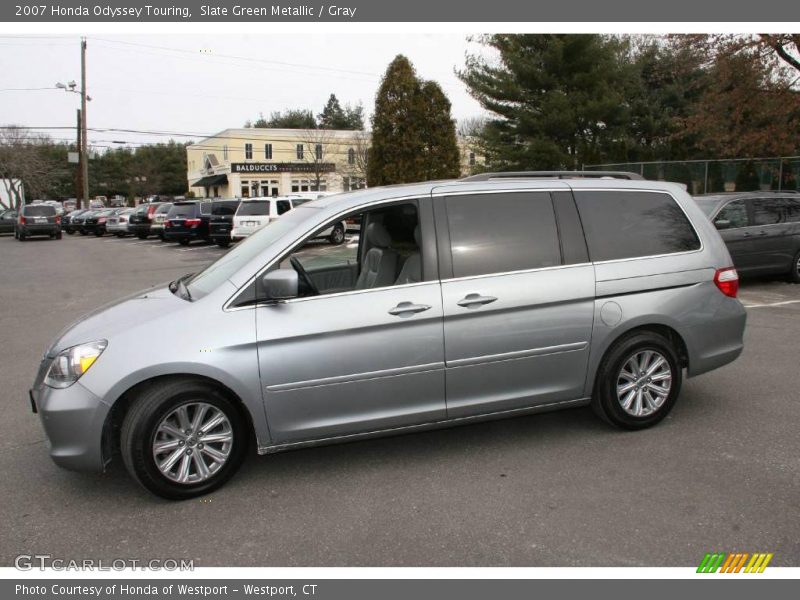 Slate Green Metallic / Gray 2007 Honda Odyssey Touring