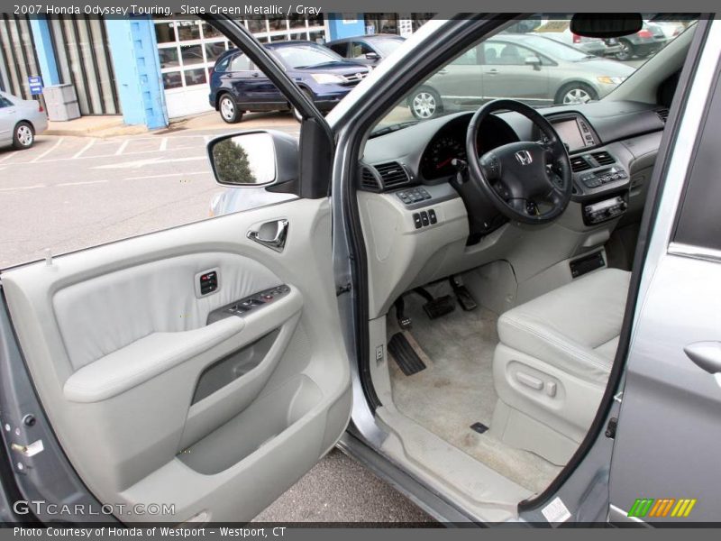 Slate Green Metallic / Gray 2007 Honda Odyssey Touring