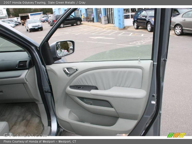 Slate Green Metallic / Gray 2007 Honda Odyssey Touring