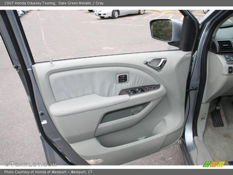 Slate Green Metallic / Gray 2007 Honda Odyssey Touring