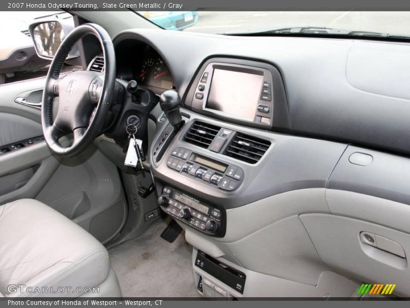Slate Green Metallic / Gray 2007 Honda Odyssey Touring
